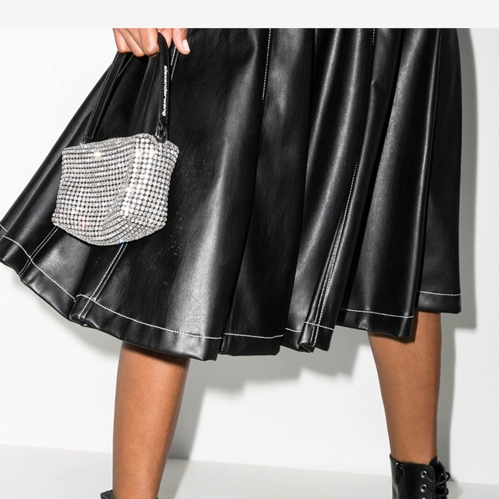Alexander WANG  HEIRESS POUCH IN CRYSTAL MESH
